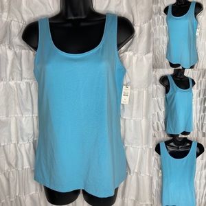 Talbots Sky blue tank/Cami size PS